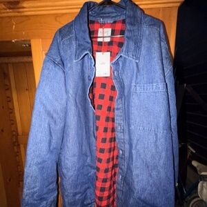 WOOLRICH Mens Flannel Lined Shirt/Jacket -- Shacket XXL